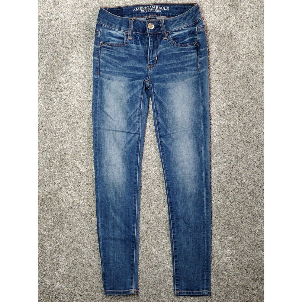 American Eagle Outfitters Super Stretch X Jegging Size 00 Pre-Owned